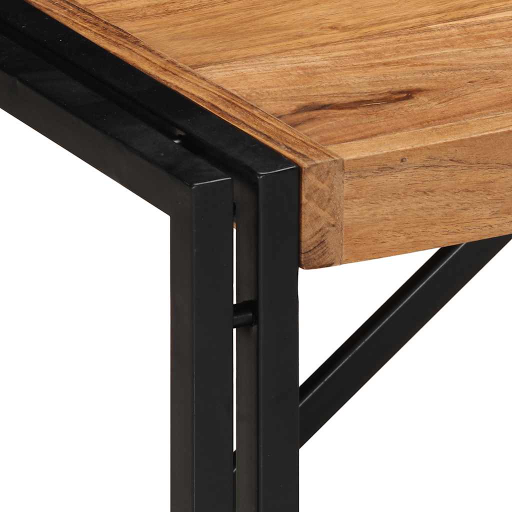 Masuta de cafea 80x40x35 cm din lemn masiv de salcam GartenMobel Dekor