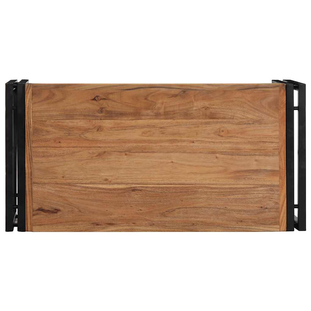 Masuta de cafea 80x40x35 cm din lemn masiv de salcam GartenMobel Dekor