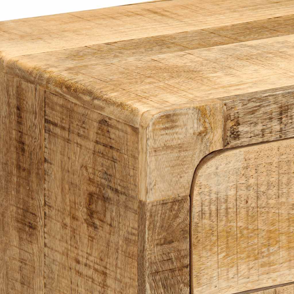 Noptiera 2 buc 40x32x46 cm Lemn masiv Mango brut GartenMobel Dekor