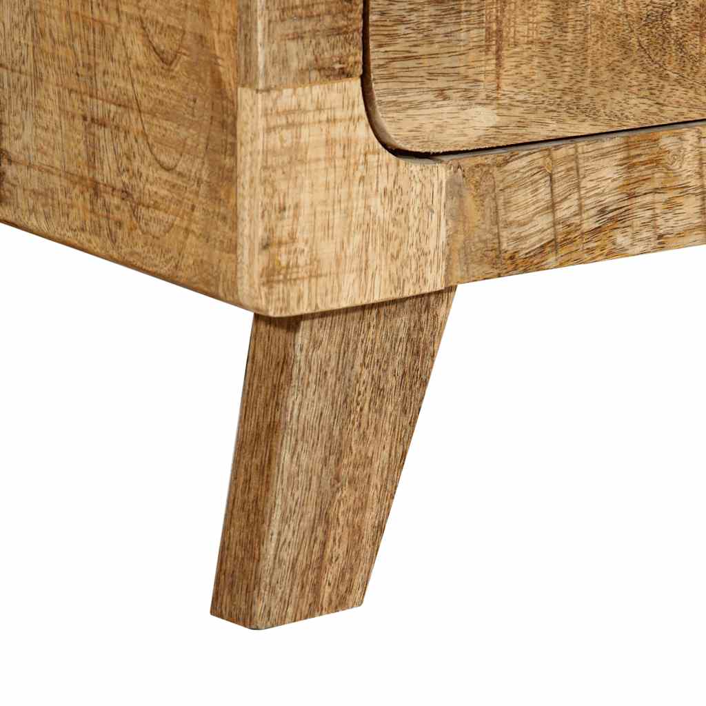Noptiera 2 buc 40x32x46 cm Lemn masiv Mango brut GartenMobel Dekor