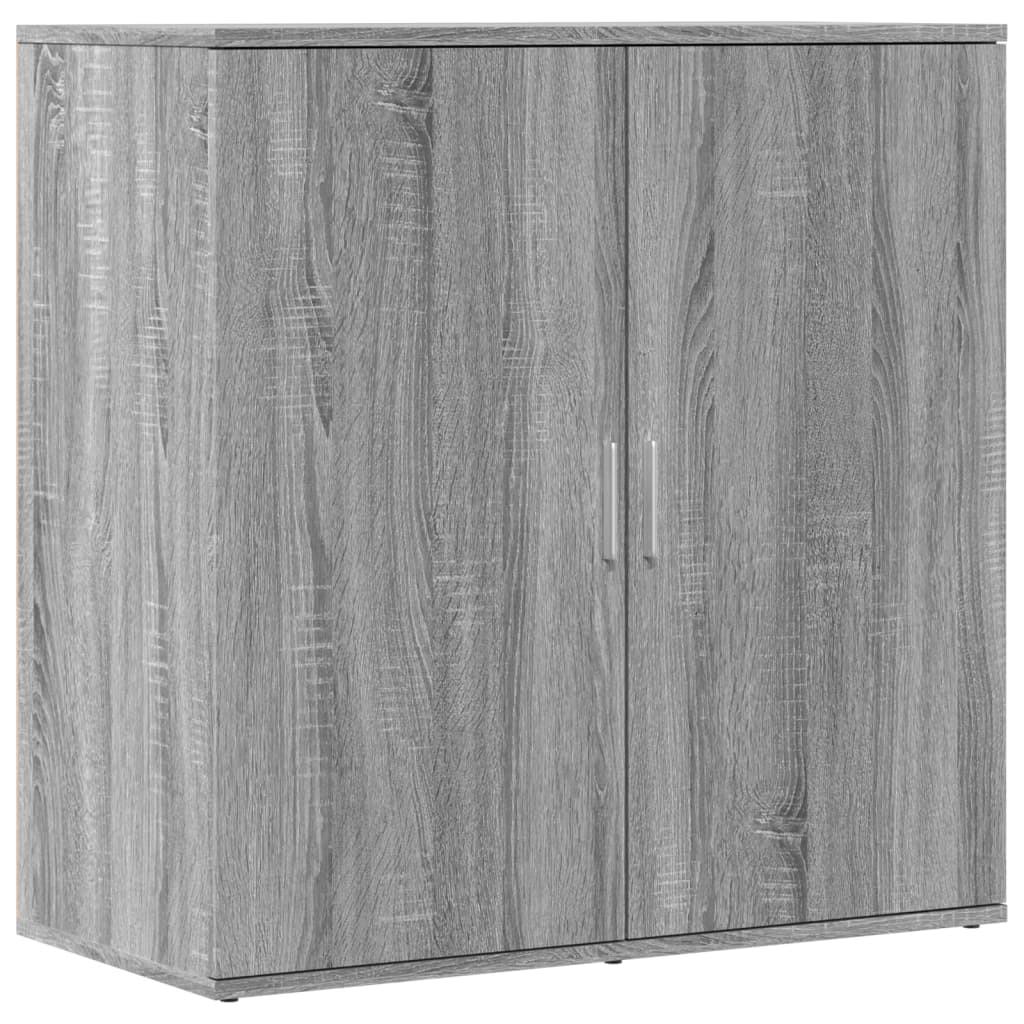 Comode, 2 buc., gri sonoma, 79x38x80 cm, lemn compozit GartenMobel Dekor