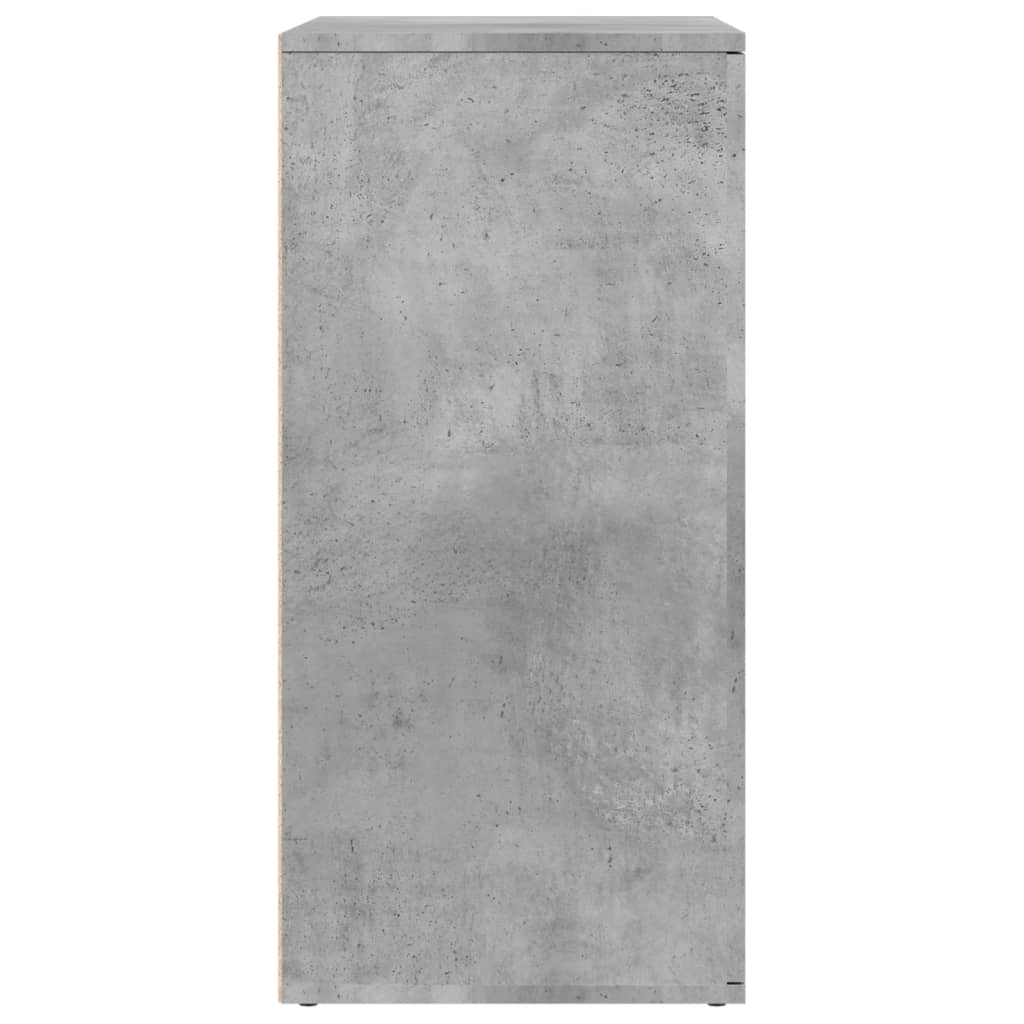 Dulapuri, 2 buc., gri beton, 79x38x80 cm, lemn prelucrat GartenMobel Dekor