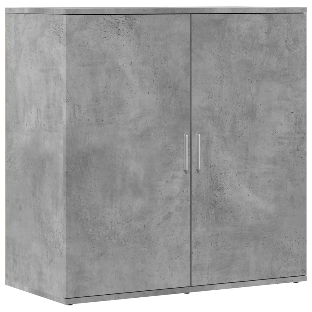 Dulapuri, 2 buc., gri beton, 79x38x80 cm, lemn prelucrat GartenMobel Dekor