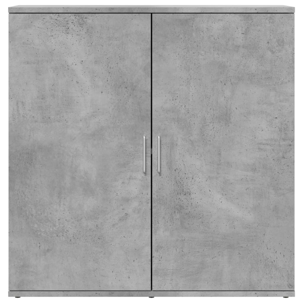 Dulapuri, 2 buc., gri beton, 79x38x80 cm, lemn prelucrat GartenMobel Dekor