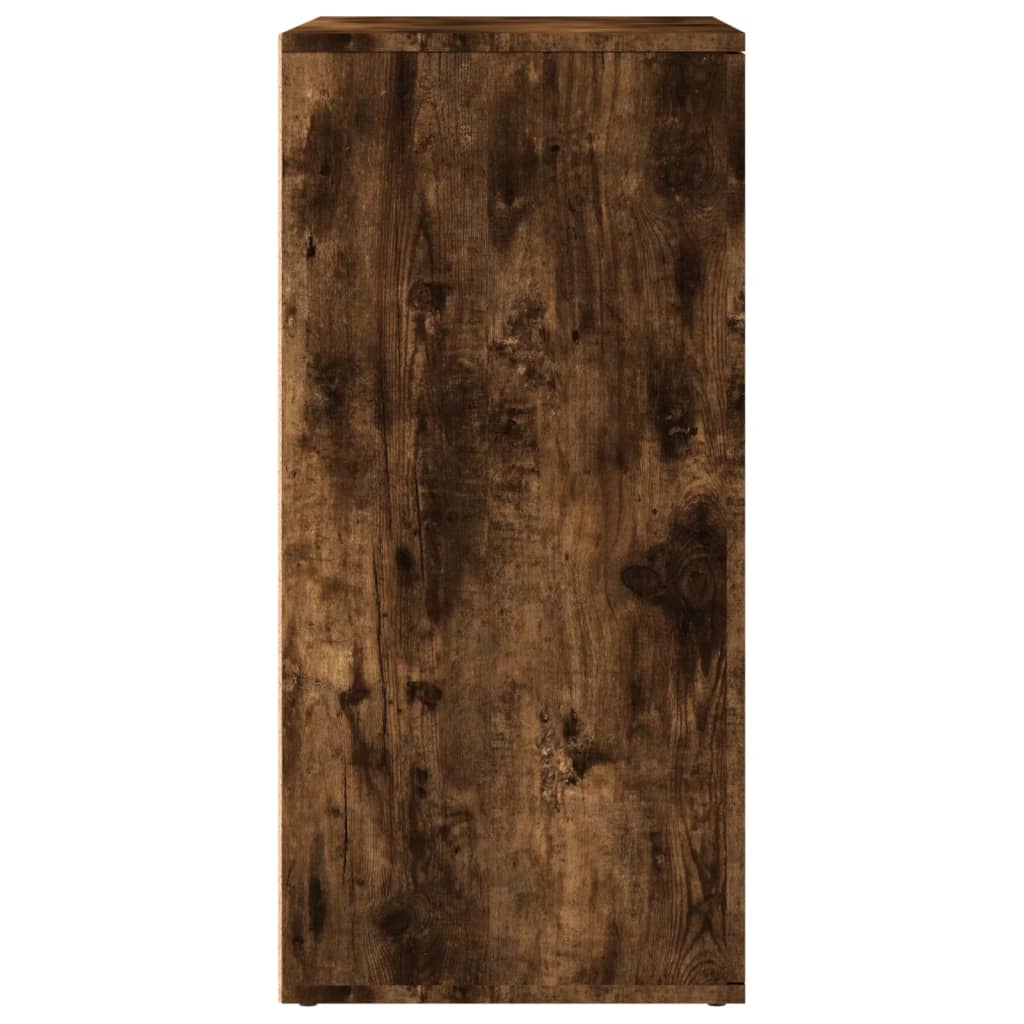 Dulapuri, 2 buc., stejar fumuriu, 79x38x80 cm, lemn prelucrat GartenMobel Dekor