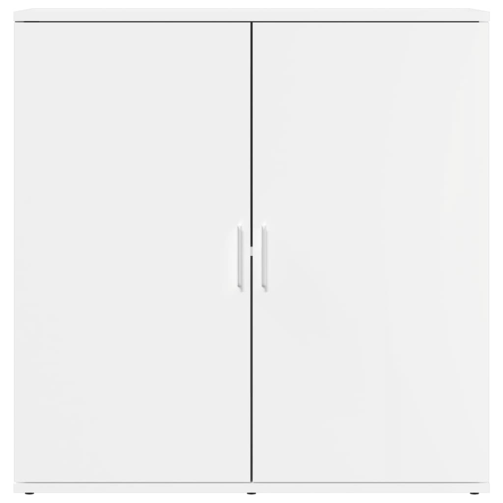 Dulapuri, alb, 2 buc., 79x38x80 cm, lemn prelucrat GartenMobel Dekor