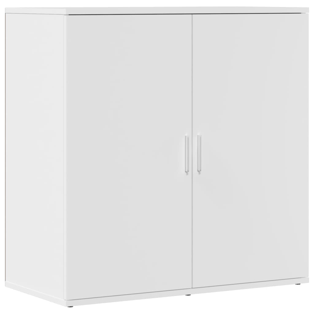 Dulapuri, alb, 2 buc., 79x38x80 cm, lemn prelucrat GartenMobel Dekor