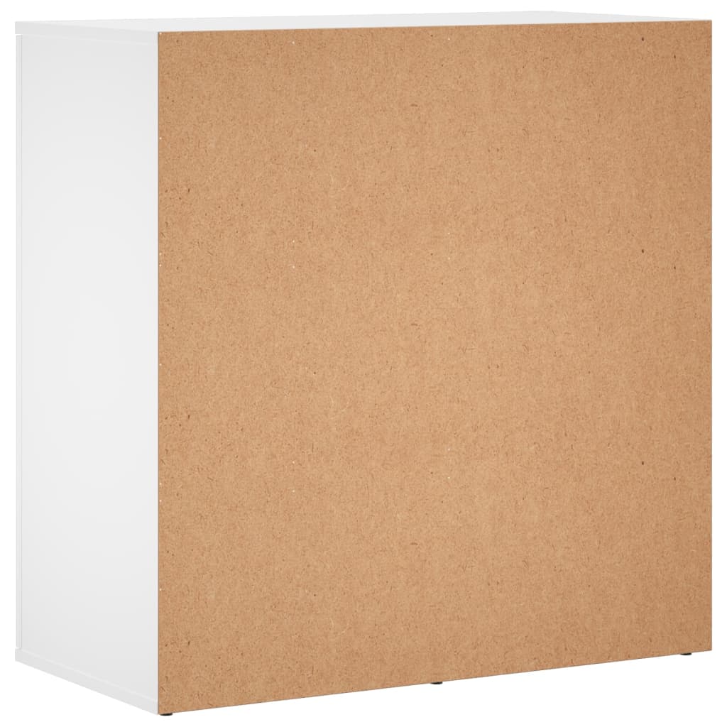 Dulapuri, alb, 2 buc., 79x38x80 cm, lemn prelucrat GartenMobel Dekor