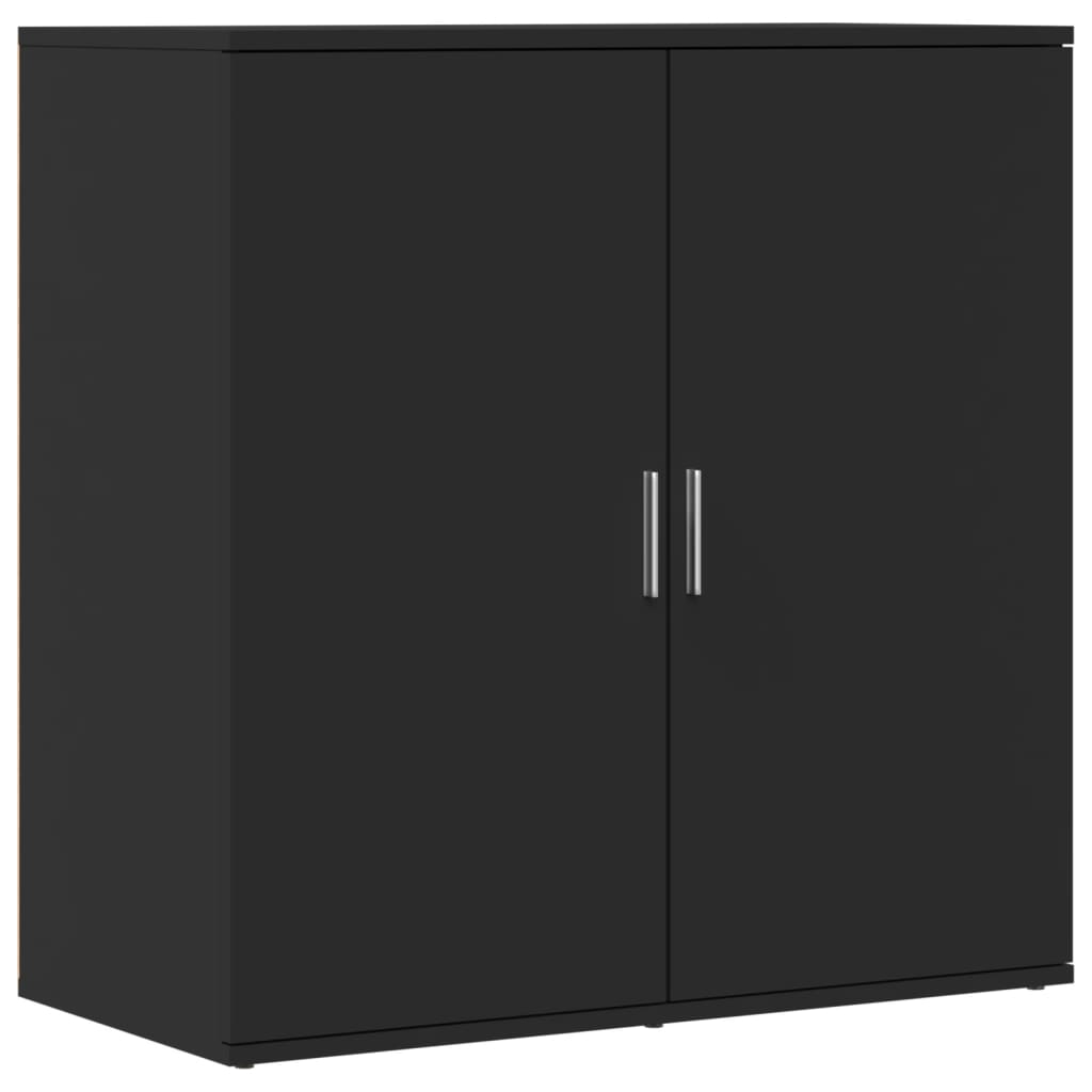 Dulapuri, negru, 2 buc., 79x38x80 cm, lemn prelucrat GartenMobel Dekor