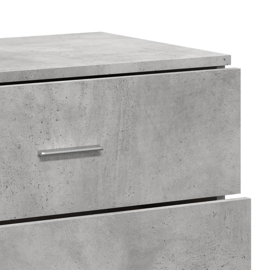 Servante, 3 piese, gri beton, lemn prelucrat GartenMobel Dekor