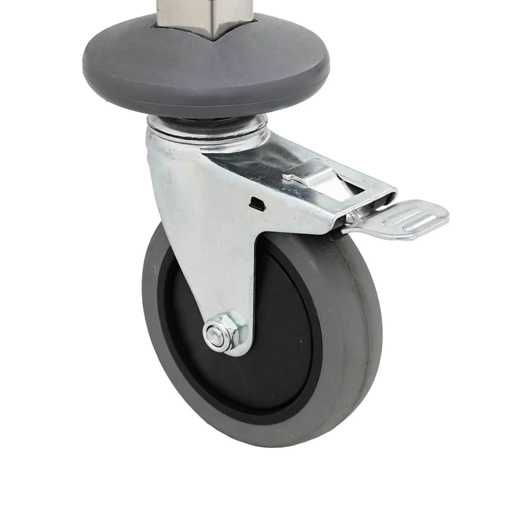 Cărucior cu tăvi cu 12 containere GN 75x55x87cm oțel inoxidabil GartenMobel Dekor