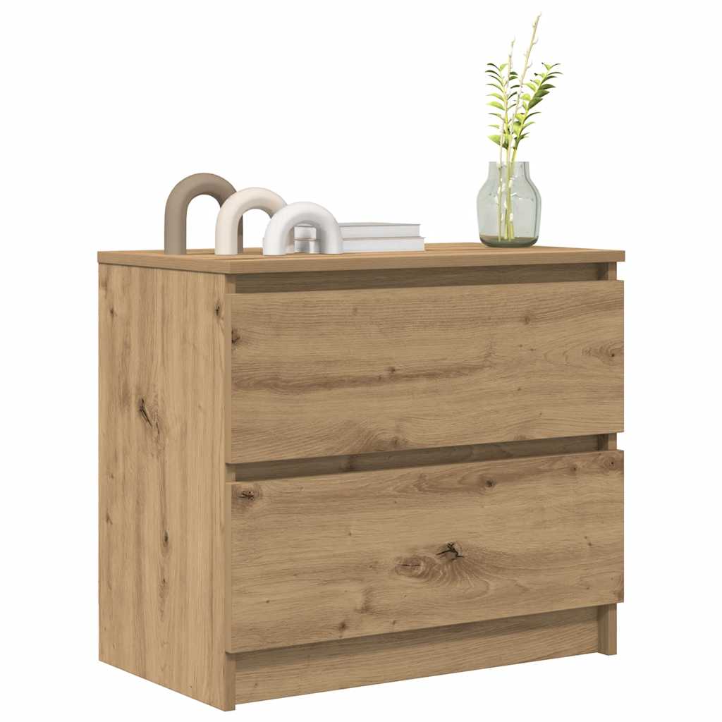 Dulap TV Artisan Stejar 60x35x54 cm Lemn prelucrat GartenMobel Dekor