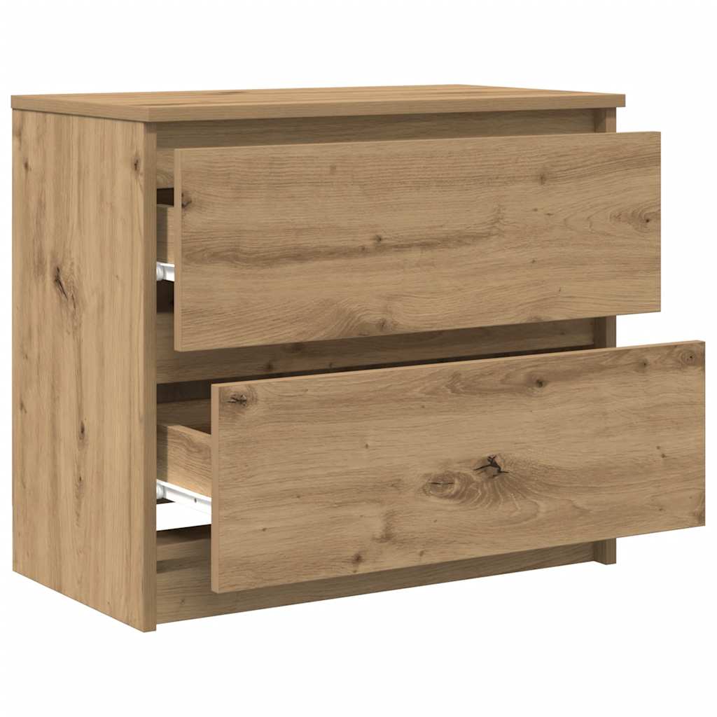 Dulap TV Artisan Stejar 60x35x54 cm Lemn prelucrat GartenMobel Dekor