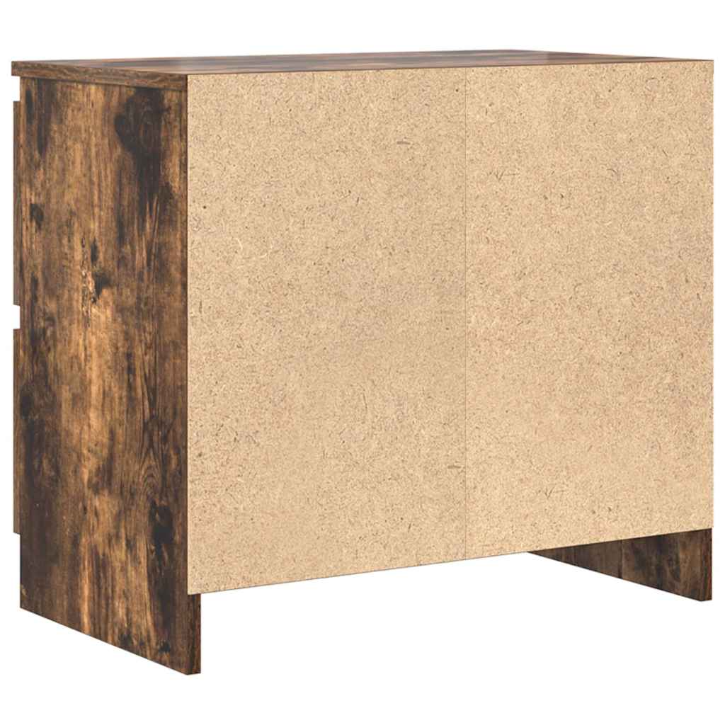 Dulap TV Stejar afumat 60x35x54 cm Lemn prelucrat GartenMobel Dekor