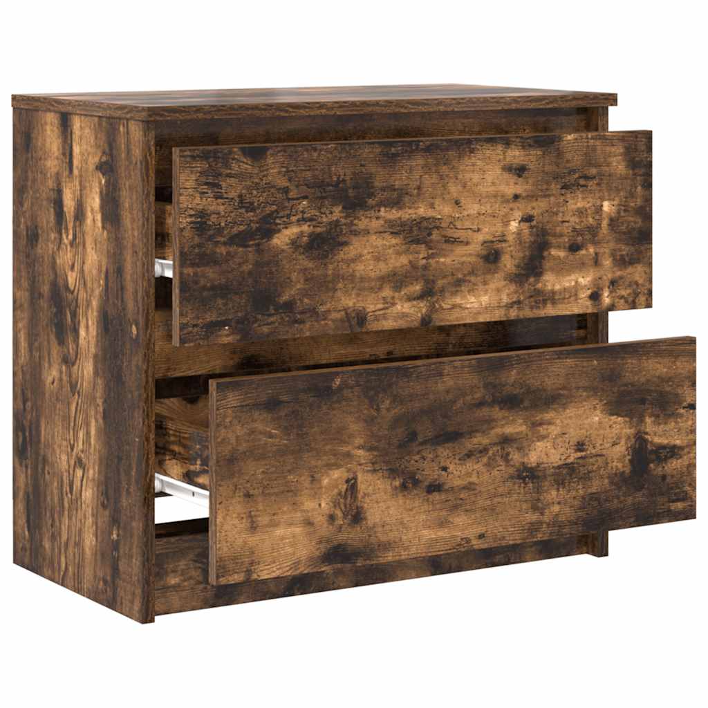 Dulap TV Stejar afumat 60x35x54 cm Lemn prelucrat GartenMobel Dekor