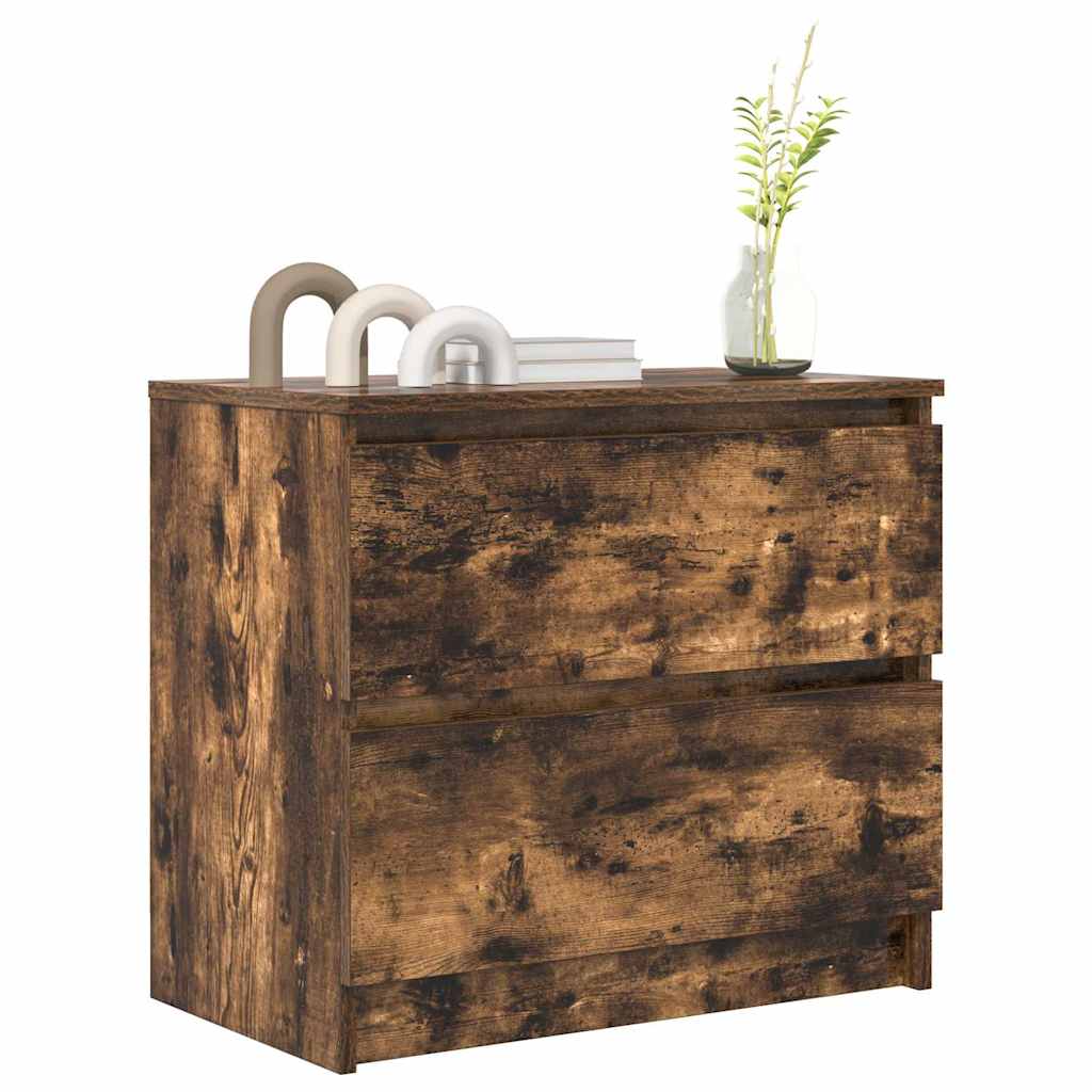 Dulap TV Stejar afumat 60x35x54 cm Lemn prelucrat GartenMobel Dekor