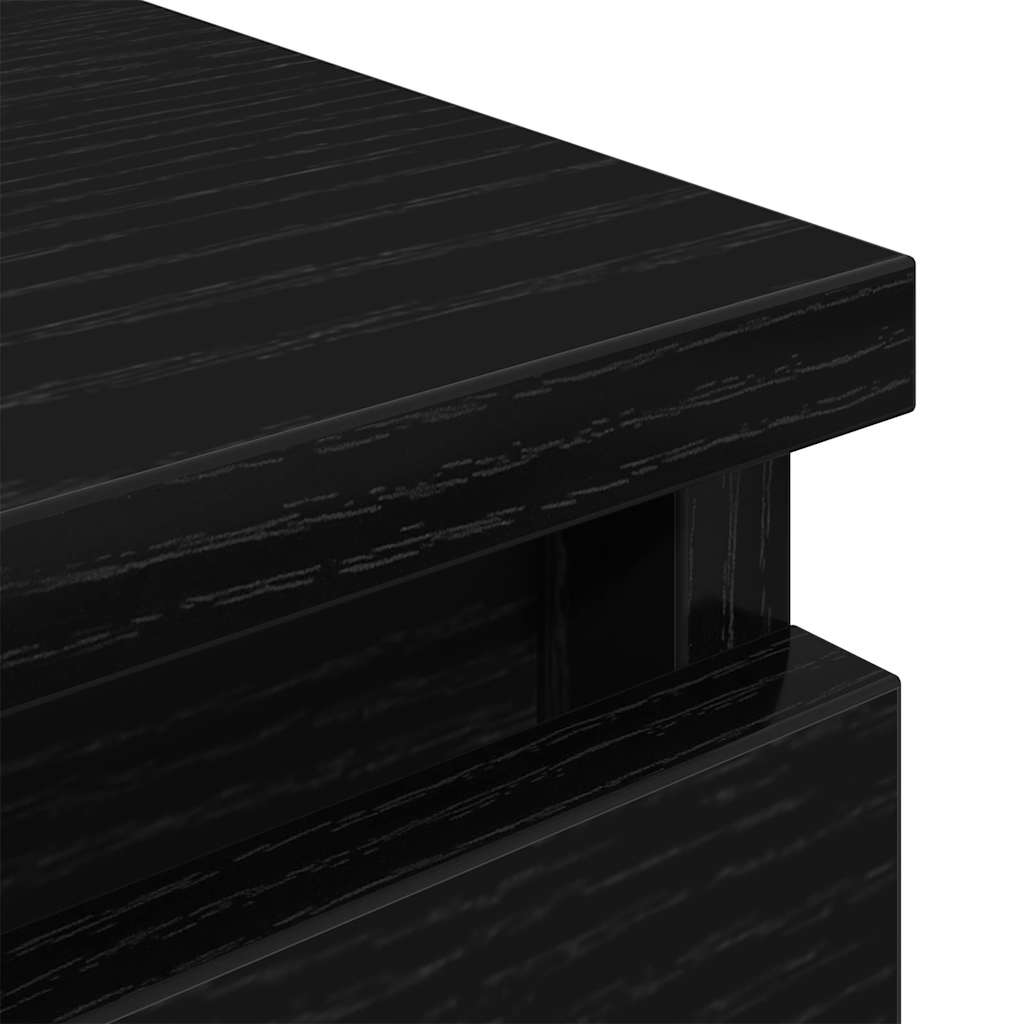 Dulap TV negru 60x35x54 cm lemn prelucrat GartenMobel Dekor