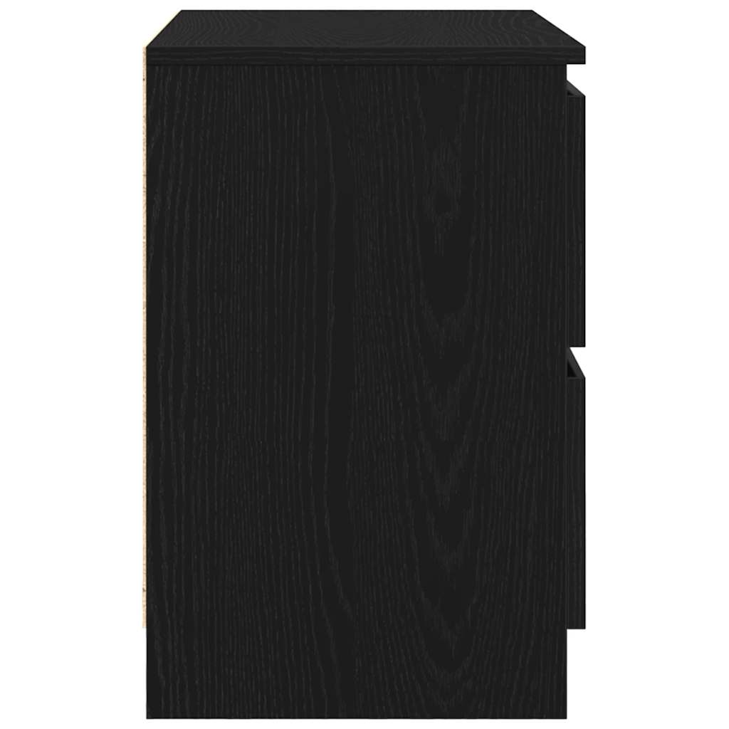 Dulap TV negru 60x35x54 cm lemn prelucrat GartenMobel Dekor