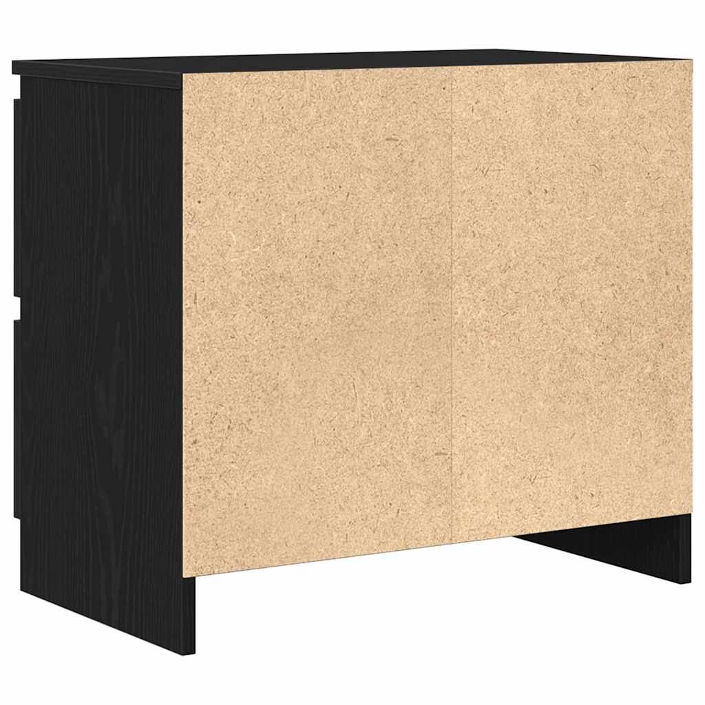 Dulap TV negru 60x35x54 cm lemn prelucrat GartenMobel Dekor