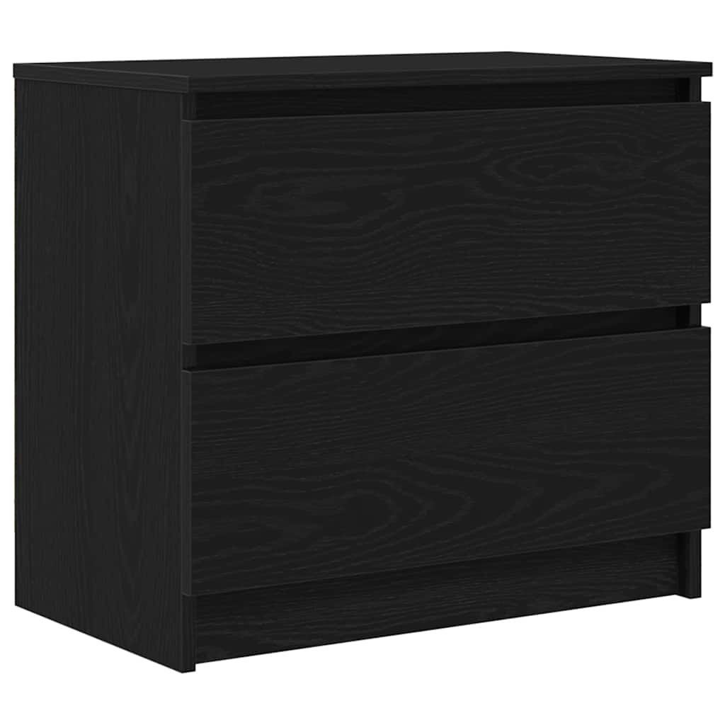 Dulap TV negru 60x35x54 cm lemn prelucrat GartenMobel Dekor