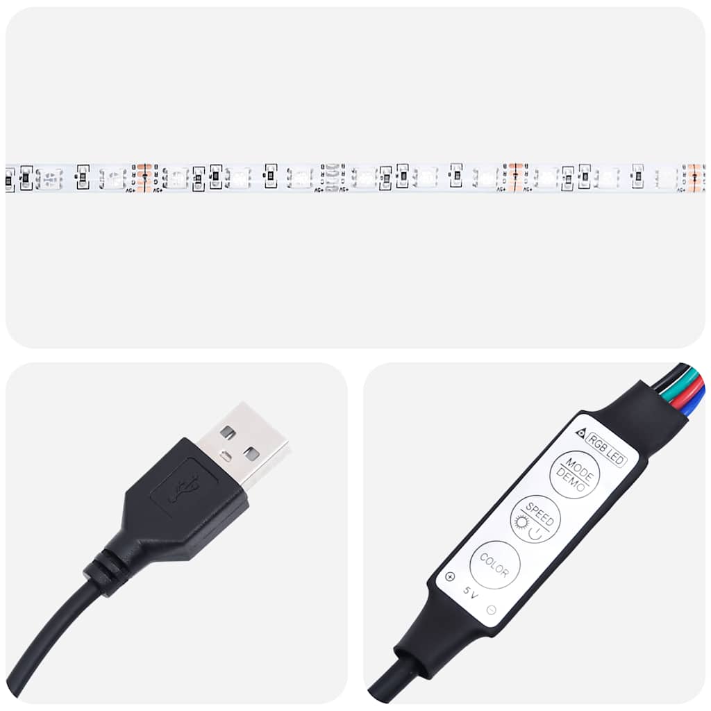 Noptiera cu lumini LED Gri Sonoma 38x34x65 cm GartenMobel Dekor