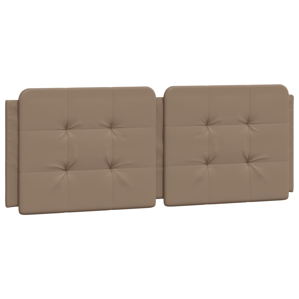 Pat cu saltea, cappuccino, 160x200cm piele ecologică GartenMobel Dekor