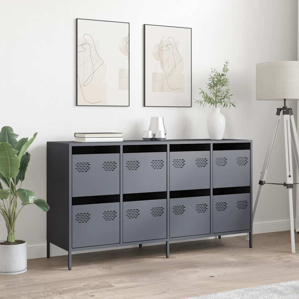 Dulap, antracit, 135x39x73,5 cm<br />, oțel laminat la rece GartenMobel Dekor