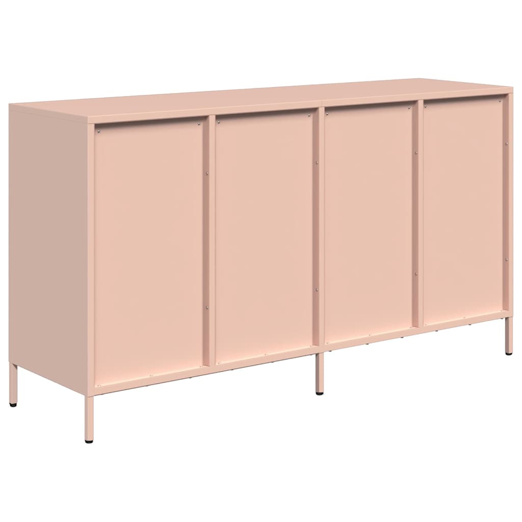 Dulap, roz, 135x39x73,5 cm, oțel laminat la rece GartenMobel Dekor
