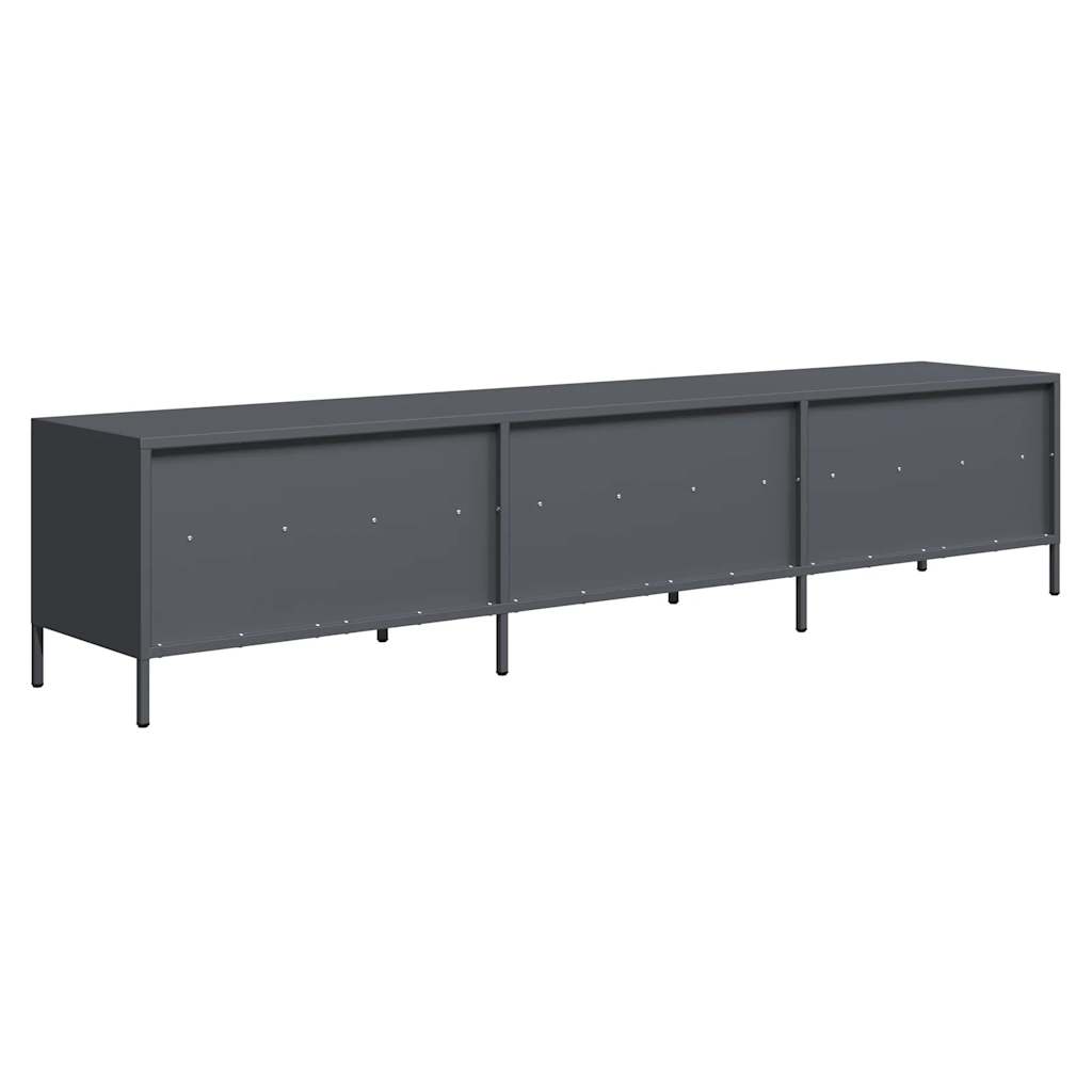Dulap TV, antracit, 202x39x43,5 cm, oțel laminat la rece GartenMobel Dekor