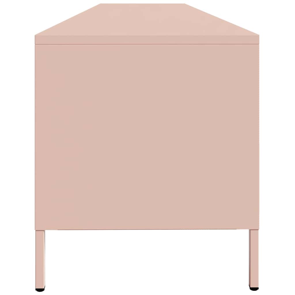 Dulap TV, roz, 202x39x43,5 cm, oțel laminat la rece GartenMobel Dekor