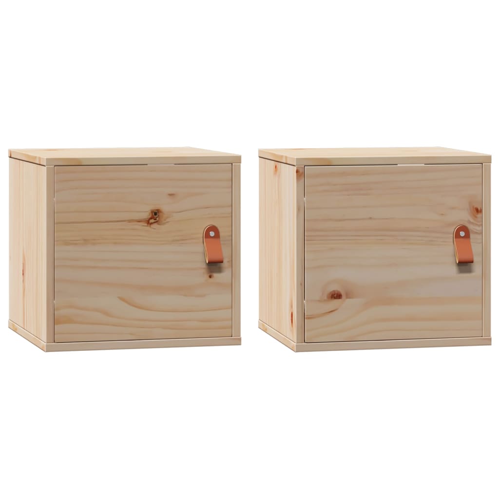 Dulapuri de perete, 2 buc., 31,5x30x30 cm, lemn masiv de pin GartenMobel Dekor