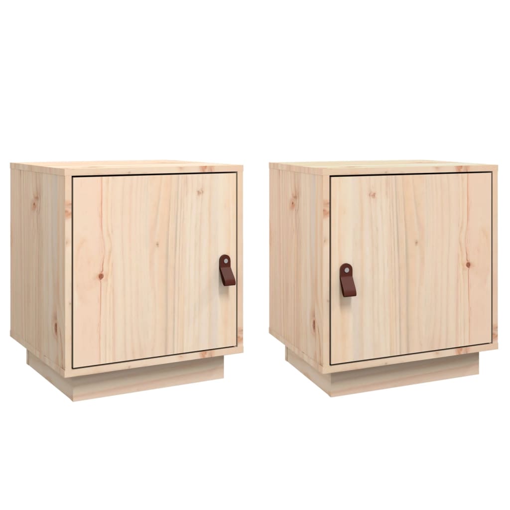 Noptiere, 2 buc., 40x34x45 cm, lemn masiv de pin GartenMobel Dekor