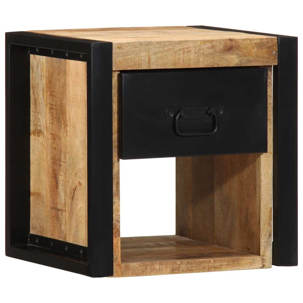Noptiere 2 buc 40x35x40 cm lemn masiv de mango GartenMobel Dekor