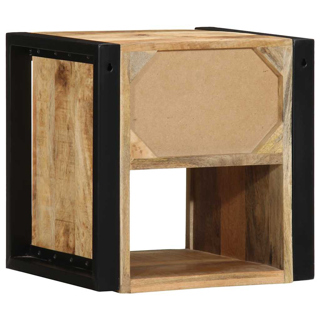 Noptiere 2 buc 40x35x40 cm lemn masiv de mango GartenMobel Dekor