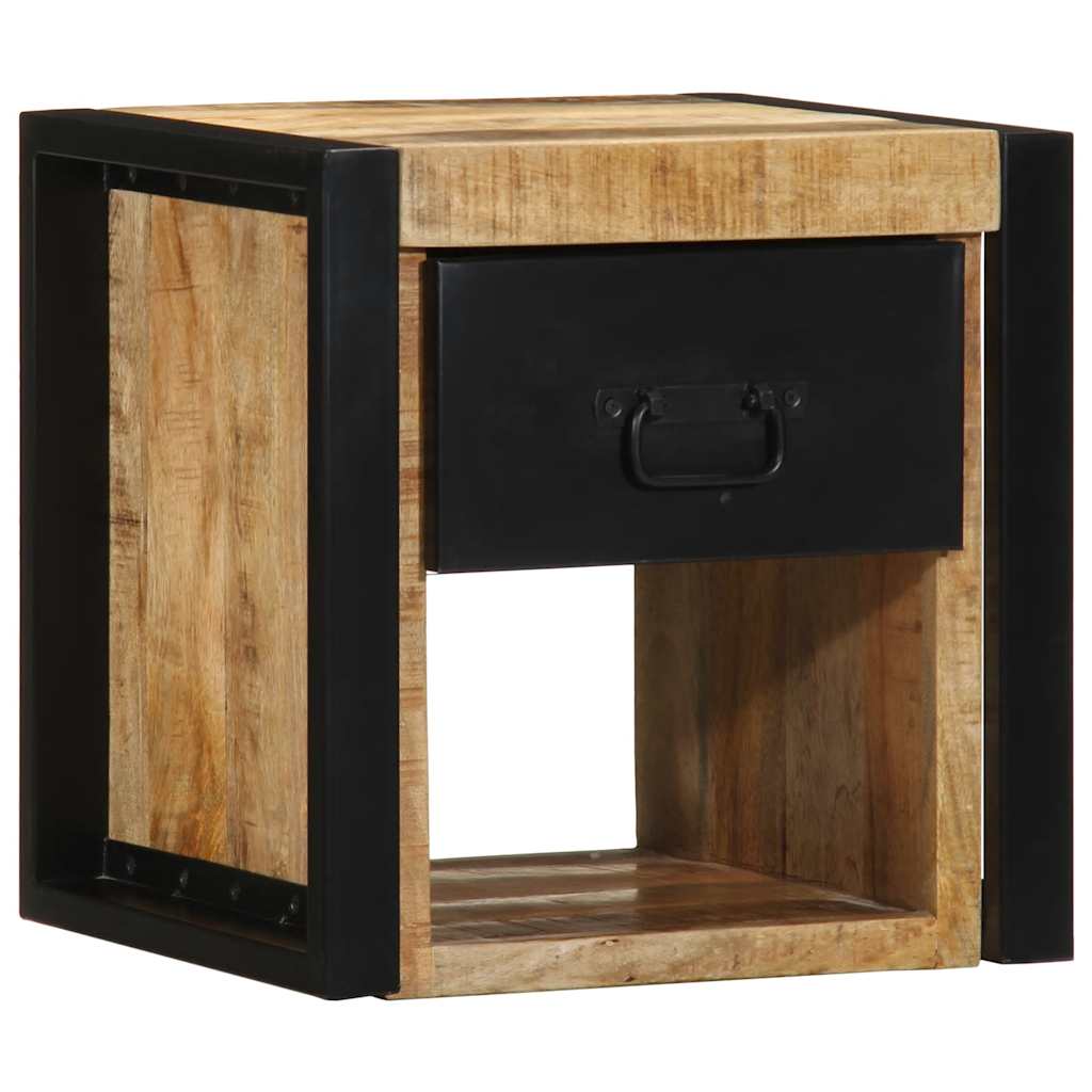 Noptiere 2 buc 40x35x40 cm lemn masiv de mango GartenMobel Dekor