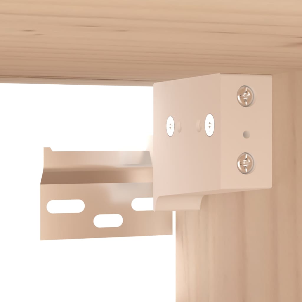 Dulapuri de perete, 2 buc., 80x30x30 cm, lemn masiv de pin GartenMobel Dekor