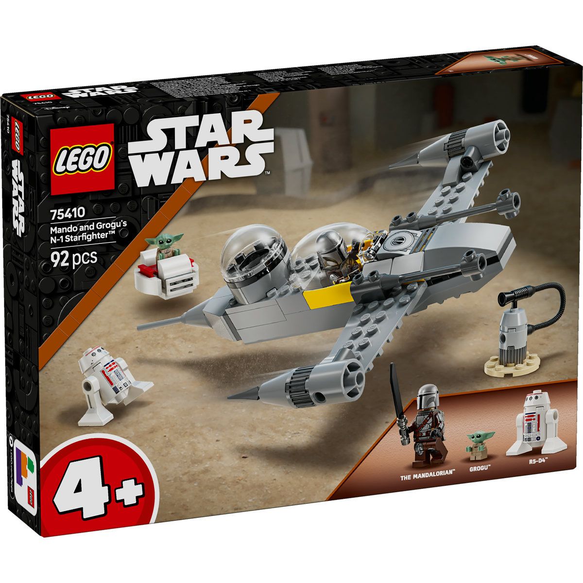 LEGO STAR WARS TM NAVA DE LUPTA STELARA N-1 A LUI MANDO SI GROGU 75410 SuperHeroes ToysZone