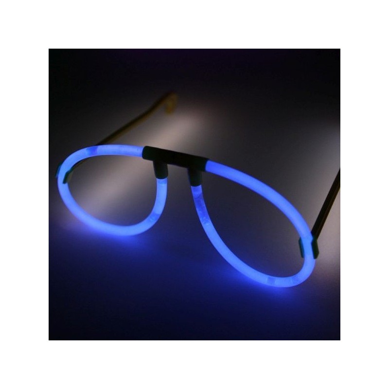Ochelari luminescenti de petrecere, forma aviator, accesoriu neon, diverse culori culoare albastru MultiMark GlobalProd