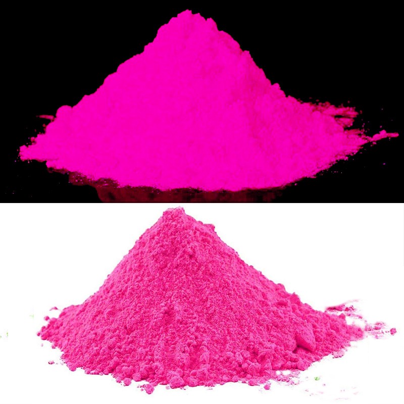 Pigment roz fluorescent reactiv uv cantitate 100 gr MultiMark GlobalProd