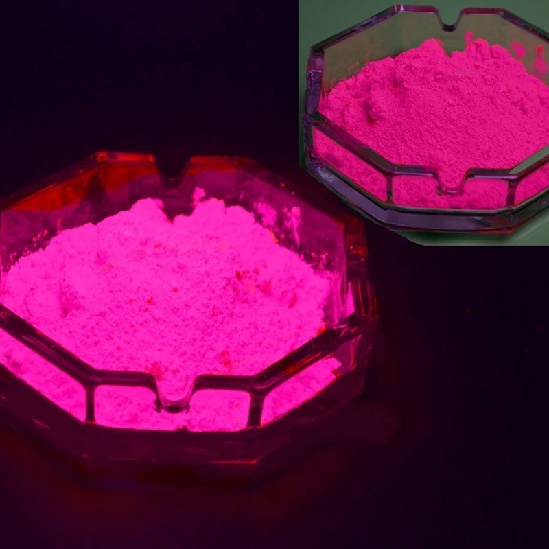 Pigment roz fluorescent reactiv uv cantitate 100 gr MultiMark GlobalProd