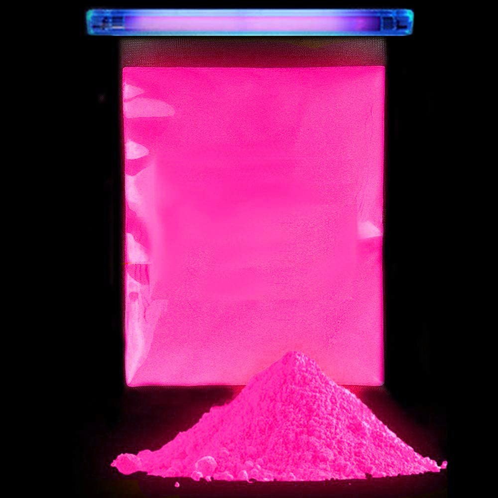 Pigment roz fluorescent reactiv uv cantitate 100 gr MultiMark GlobalProd