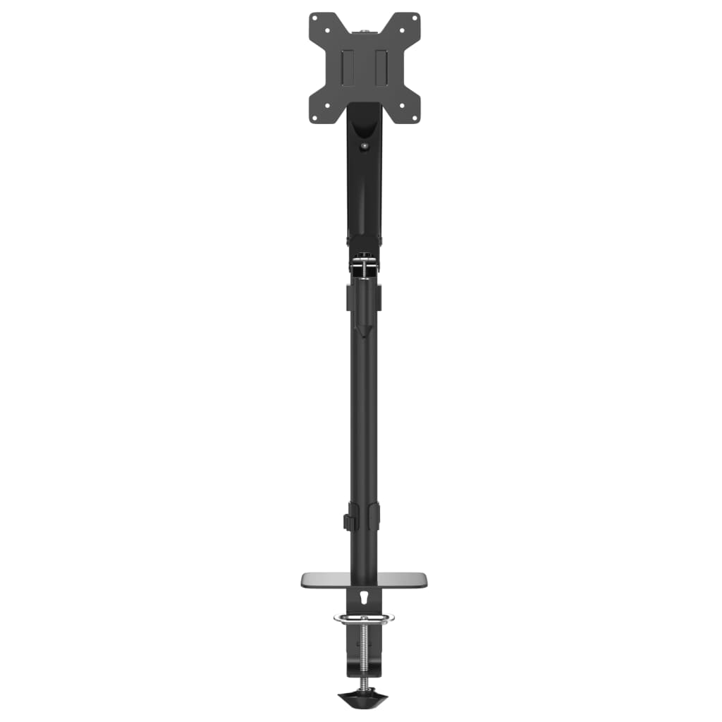 Braț unic de monitor ecran de max 27 inci arc cu gaz 10 kg GartenMobel Dekor