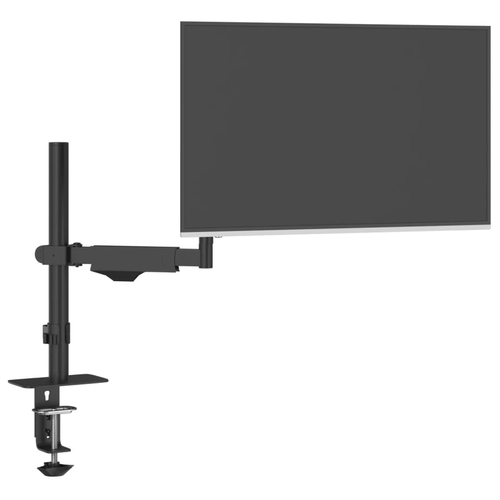 Braț unic de monitor ecran de max 27 inci arc cu gaz 10 kg GartenMobel Dekor