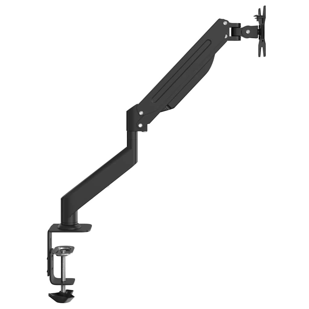 Braț unic de monitor ecran de max 27 inci cu arc de gaz 10 kg GartenMobel Dekor