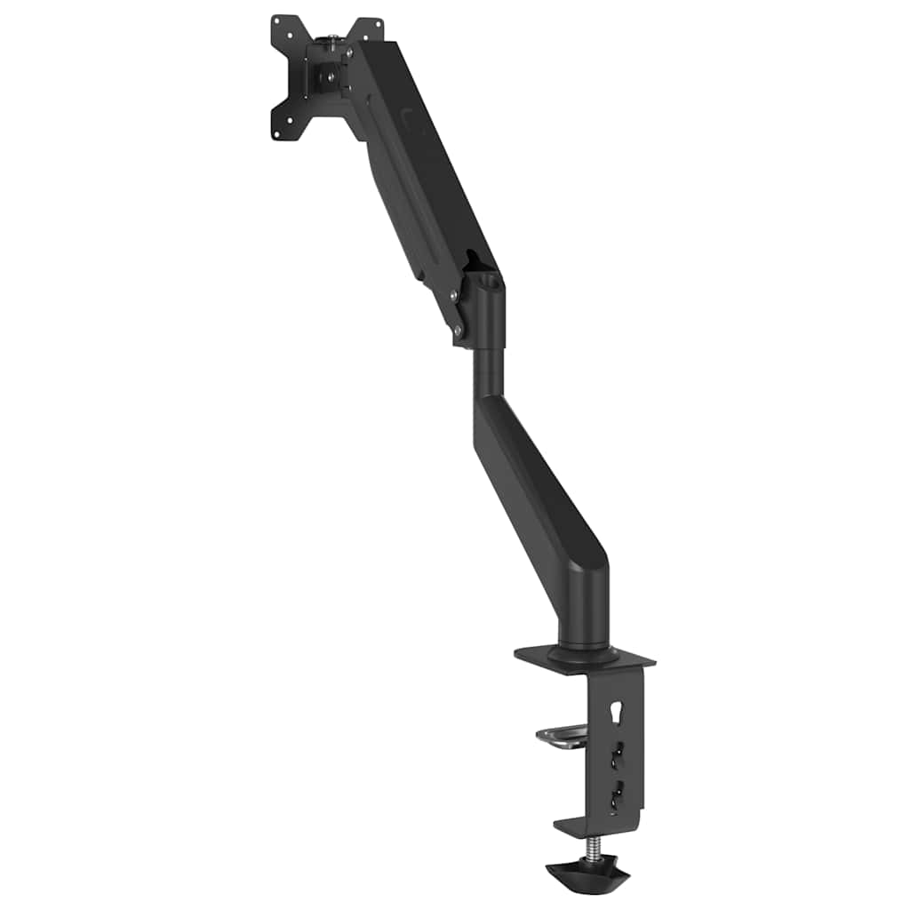 Braț unic de monitor ecran de max 27 inci cu arc de gaz 10 kg GartenMobel Dekor