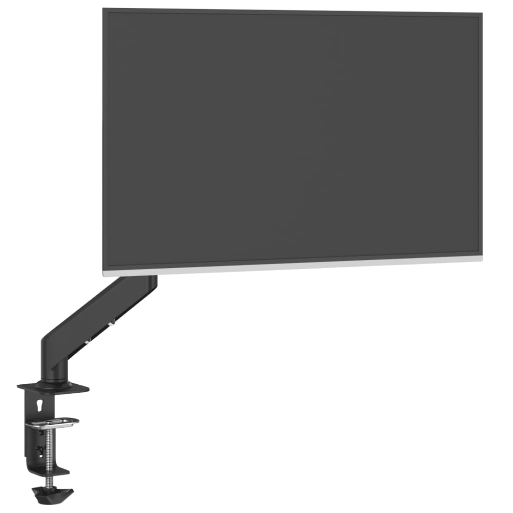 Braț unic de monitor ecran de max 27 inci cu arc de gaz 10 kg GartenMobel Dekor