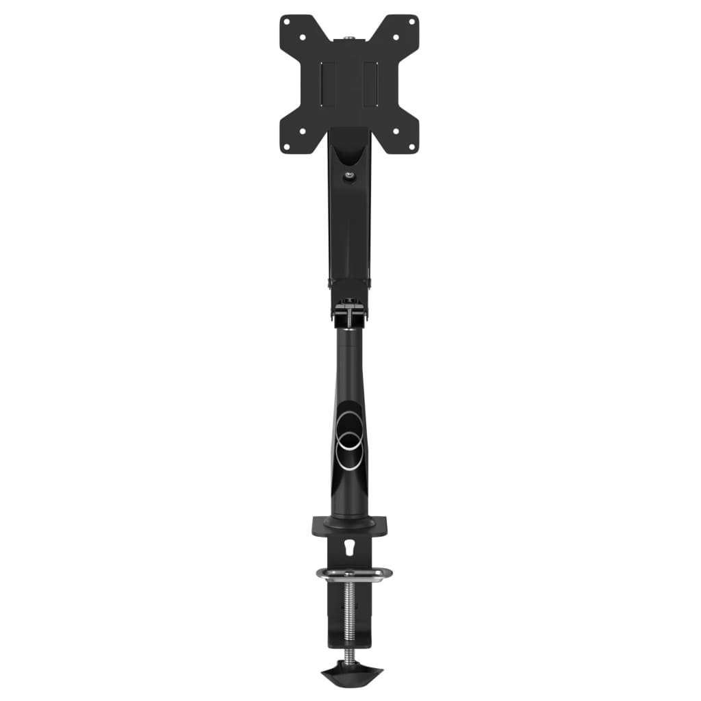 Braț unic de monitor ecran de max 27 inci cu arc de gaz 10 kg GartenMobel Dekor