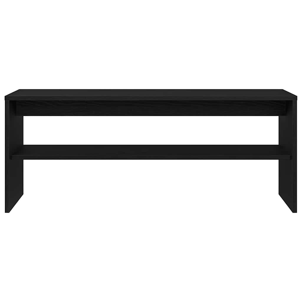 Dulap TV Stejar Negru 100x40x40 cm Lemn prelucrat GartenMobel Dekor