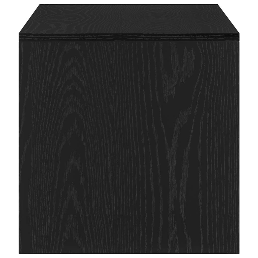 Dulap TV Stejar Negru 100x40x40 cm Lemn prelucrat GartenMobel Dekor