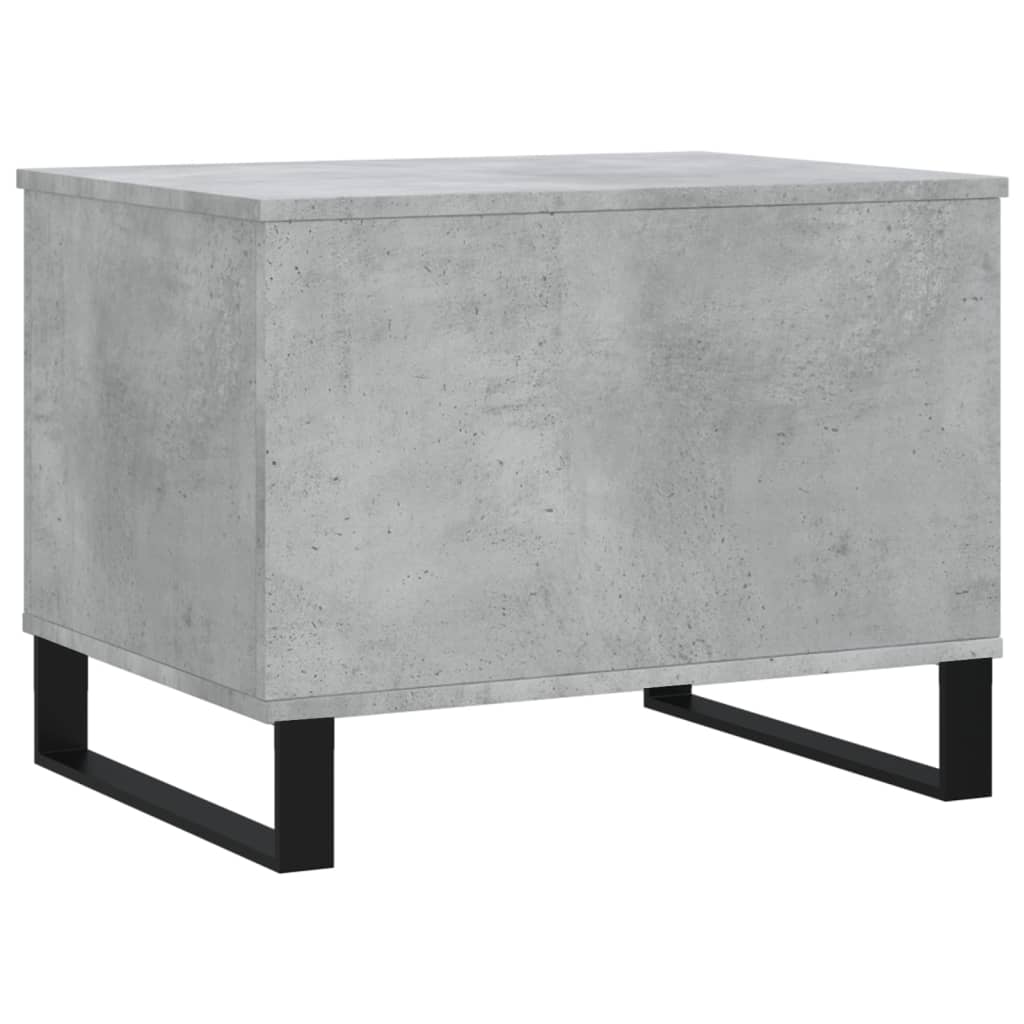 Măsuță de cafea, gri beton, 60x44,5x45 cm, lemn prelucrat GartenMobel Dekor